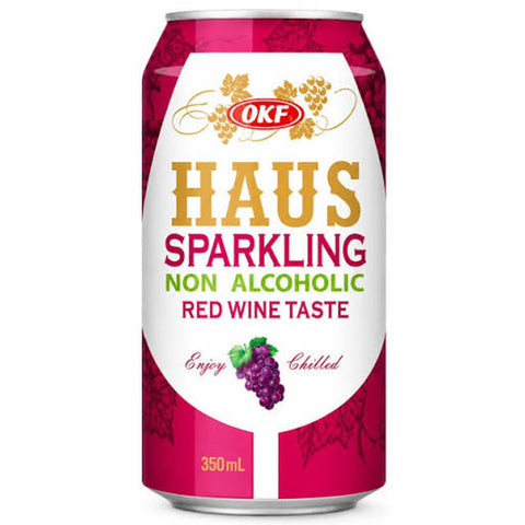 Okf Haus Sparkling Red Wine Taste Drink 350ml