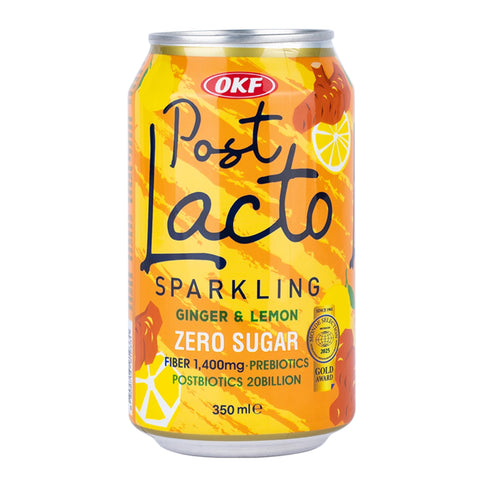 Okf Post Locato Ginger & Limon  Zero Sugar Sparkling Drink 350ml