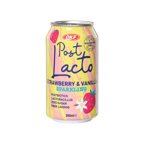 Okf Post Locato Strawbeery & Vanilla Zero Sugar Sparkling Drink 350ml