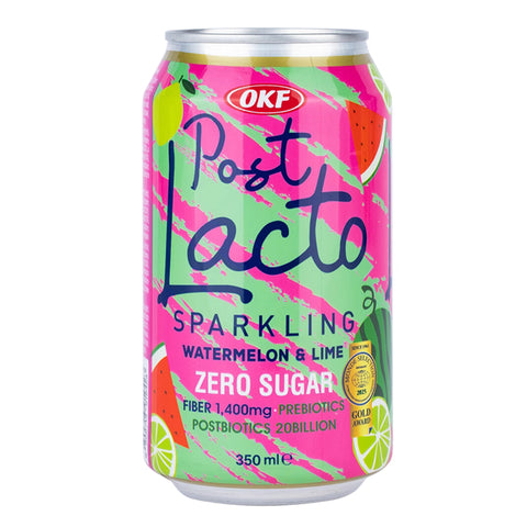 Okf Post Locato Watermelon & Lime  Zero Sugar Sparkling Drink 350ml