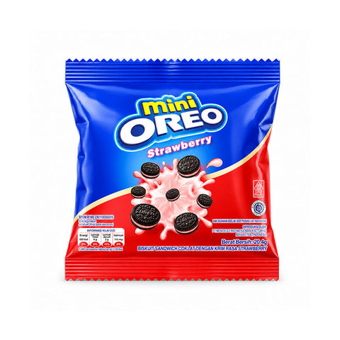Oreo Mini Strawberry Biscuits 20.4g
