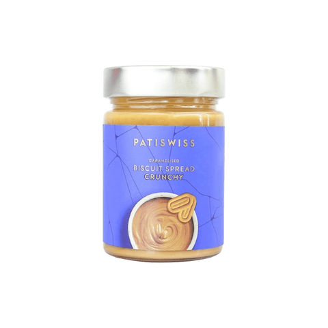 PATISWISS Caramelized Biscuit Spread Crunchy 380g - CAFELAX