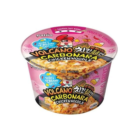 Paldo Volcano Carbonara Chicken Noodles Plate 105g