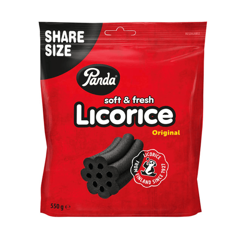 Panda Soft & Fresh Licorice Original Candy 550g
