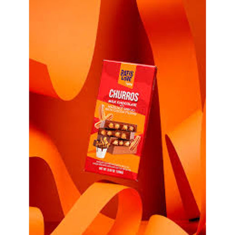 Patislove Churros Milk Chocolate With Hazelnut Spread With Cocoa Filling 100g