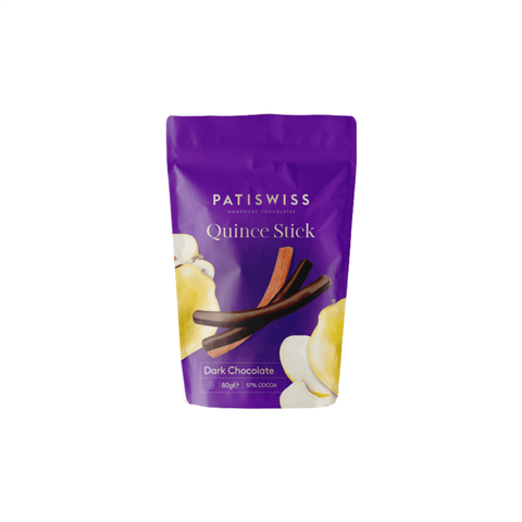 Patiswiss Dark Chocolate 57% Cocoa With Quince Stick Dragee 80g
