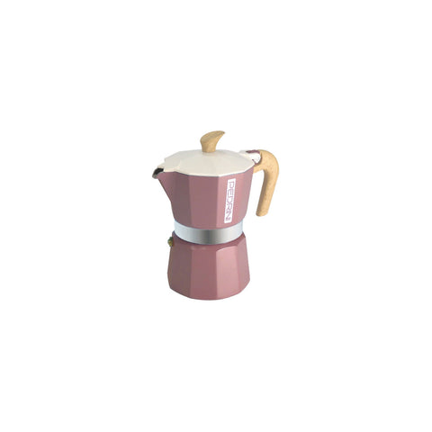 Pedrini Aluminum 	Moka Pot 2 Cups - Rose