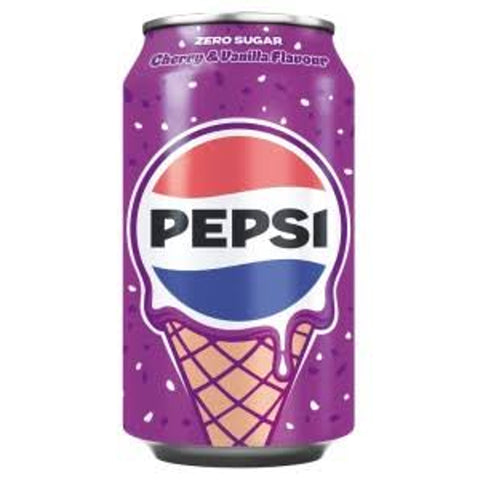 Pepsi Cherry & Vanilla Flavour Drank Can 330ml