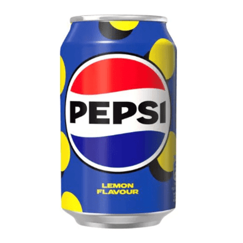 Pepsi Lemon Flavour Soda Drink 330ml