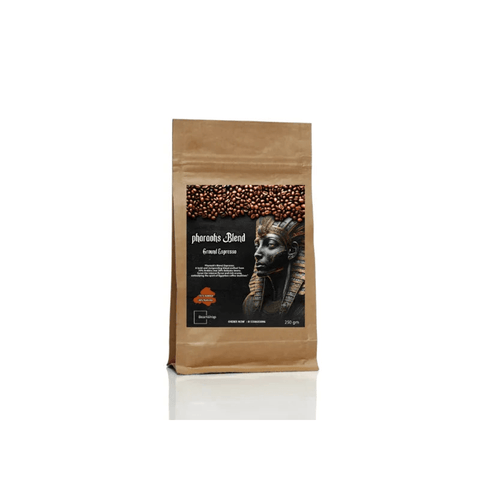 Pharaohs Blend 100% Arabica Espresso Ground Coffee 250g - CAFELAX