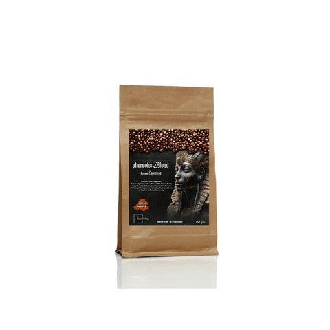 Pharaohs Blend Espresso Ground Coffee 250g - CAFELAX