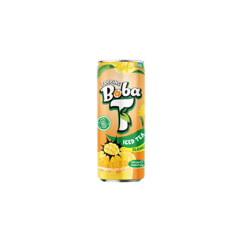 Popping Boba Mango Flavor Iced Tea Drink 320ml