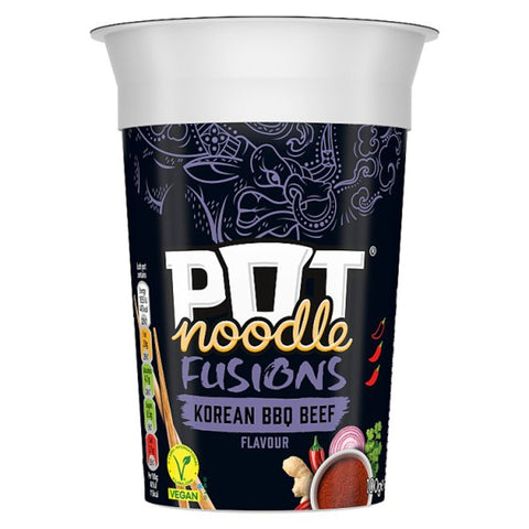 Pot Fusions Korean BBQ Beef Noodles Flavour 100g