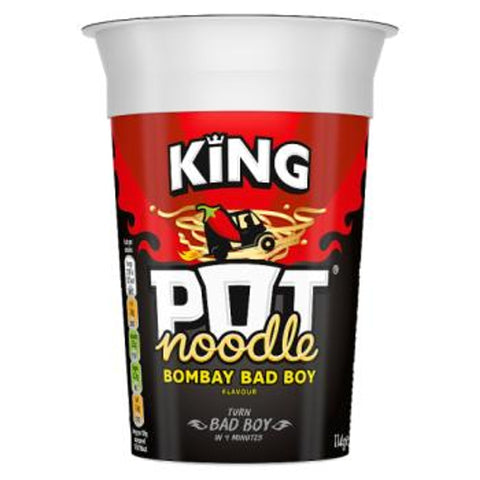 Pot King Bombay Bad Boy Noodles Flavour 114g