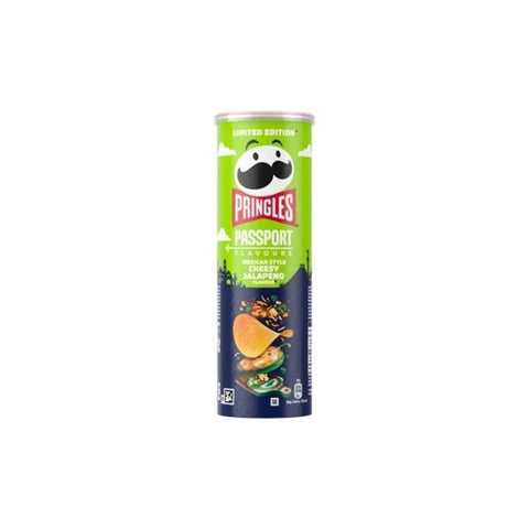 Pringles Passport Mexican Style Cheesy Jalapeno Flavour Chips 165g