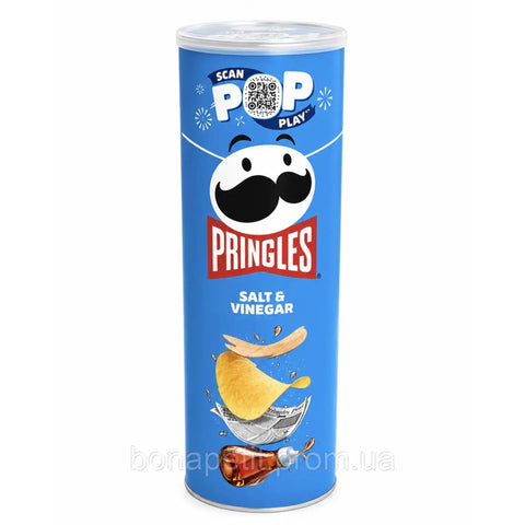Pringles Salt & Vinegar Chips 165g