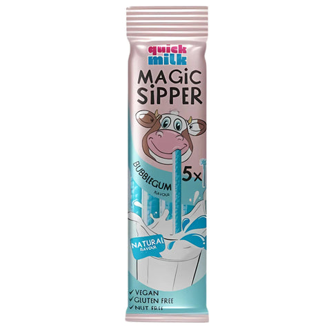 Quick Milk Magic Sipper Bubble Gum Flavour 5 Pcs