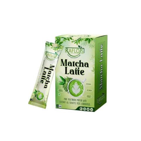 Raflos Organic Matcha Latte With Coconut Oil Based Milk - 1 sachet - CAFELAX