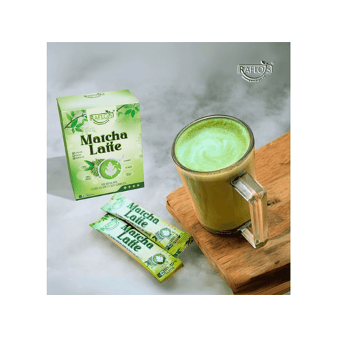 Raflos Organic Matcha Latte With Coconut Oil Based Milk - 1 sachet - CAFELAX