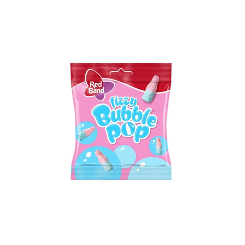 Red Band Fizzy Bubble Pop Candies 100g
