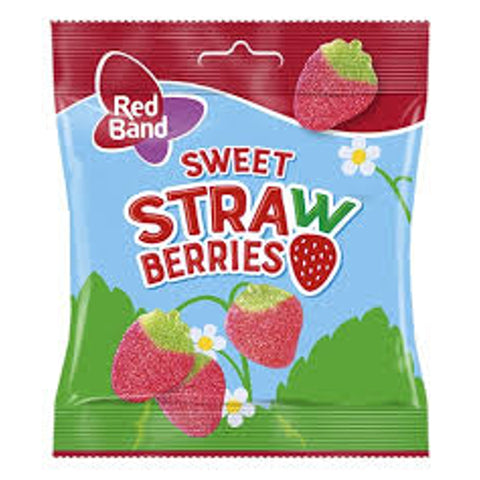Red Band Sweet Strawberry Candies 100g