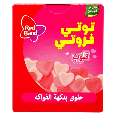 Red Band Tutti Frutti Jelly Heart 18g