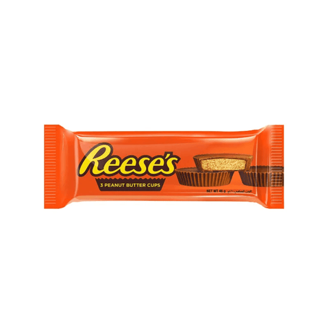 Reese's Chocolate - 3 Peanut Butter Cups - 46g - CAFELAX