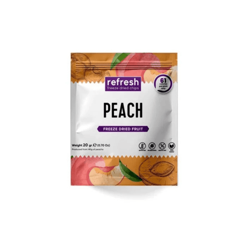 Refresh Freeze Dried Chips Peach 20g - CAFELAX