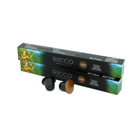 Ricco Espresso Kazaar Coffee Capsules - 10 Capsules