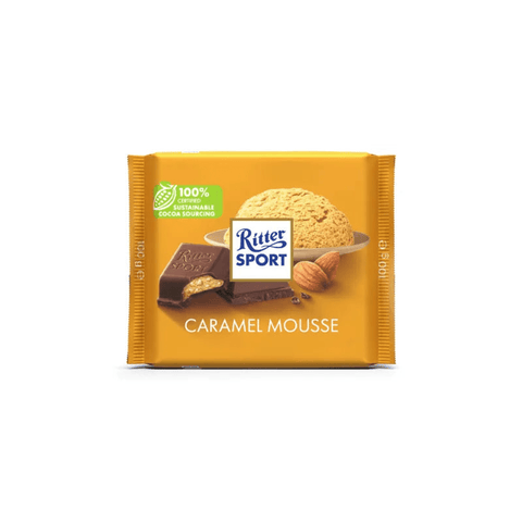 Ritter Sport Caramel Mousse Chocolate 100g - CAFELAX
