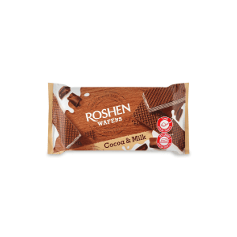 Roshen Cocoa & Milk Wafer 216g