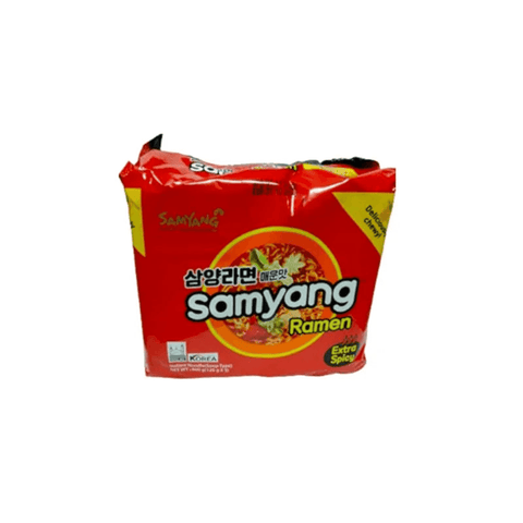 Samyang Extra Spicy Ramen Noodles 120g - CAFELAX