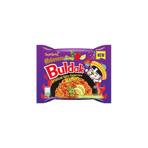 Samyang Hot Chicken Romen Habanero Lime Noodles 135g - CAFELAX