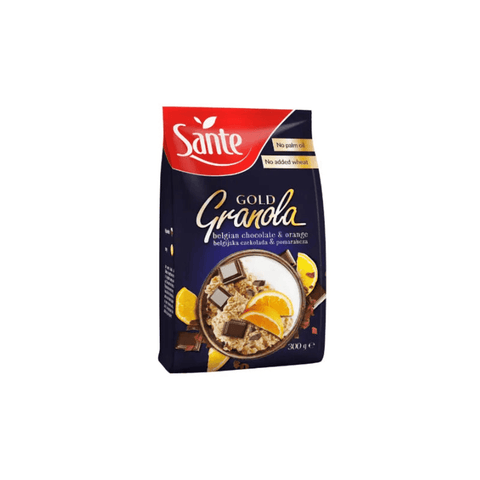 Sante Gold Granola Belgian Chocolate & Orange 300g - CAFELAX
