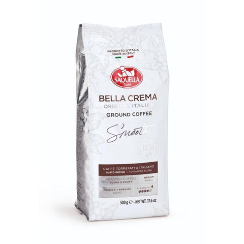 Saquella Bella Crema Ground Coffee 500g