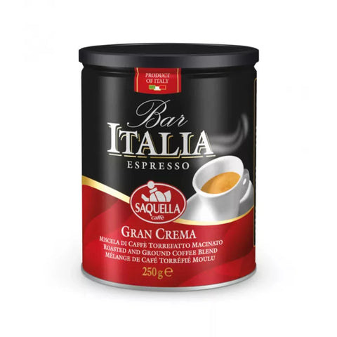 Saquella Gran Crema Ground Coffee Can 250g