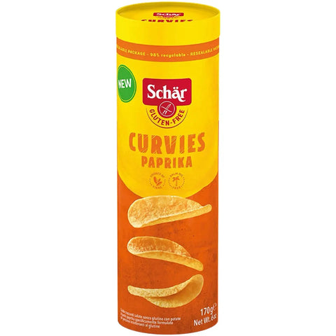 Schar Gluten Free Curvies Paprika Chips 170g