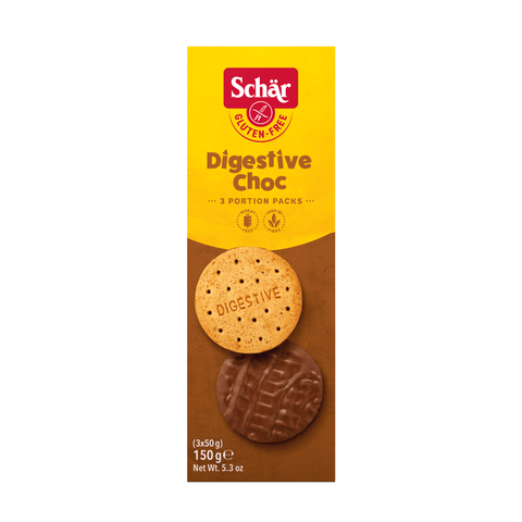 Schar Gluten Free Digestive Chocolate Biscuits 150g