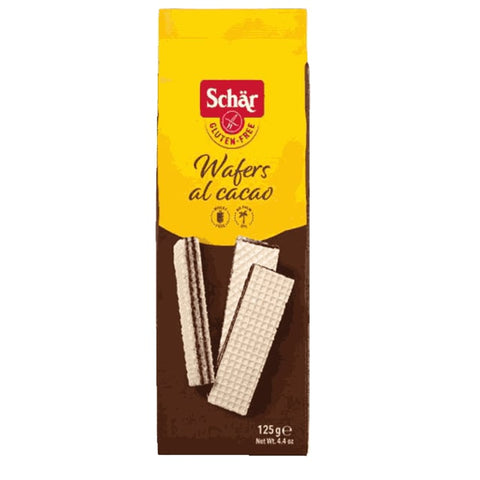 Schar Gluten Free Wafer Al Cocao Chocolate Biscuits 125g