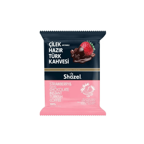 Shazel 100% Arabica Strawberry & Chocolate Instant Turkish Coffee 100g - CAFELAX