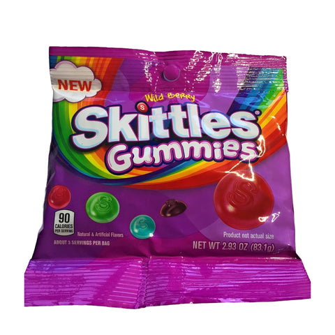 Skittles Gummies Wild Berry Candy 83.1g