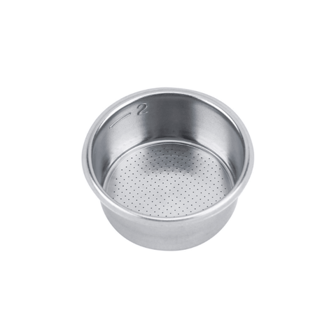 Stainless Steel Cup Non-Pressurized Porous Coffee Filter 54mm - Double Shots - CAFELAX