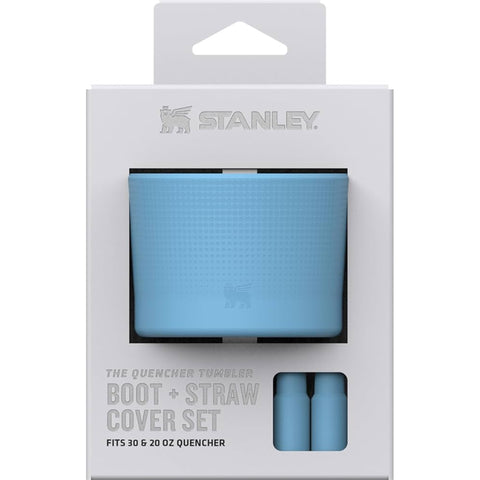 Stanley Quencher Tumbler 30 & 20 Oz Boot + Straw Cover Set - Sky