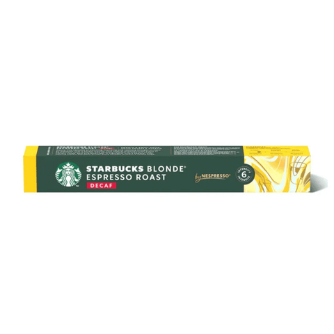 “BB:29-8-2025” Starbucks Blonde Decaf Coffee Capsules - 10 Capsules - CAFELAX