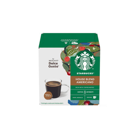 Starbucks Grande House Blend Dolce Gusto Coffee Capsules - 12 Capsules - CAFELAX