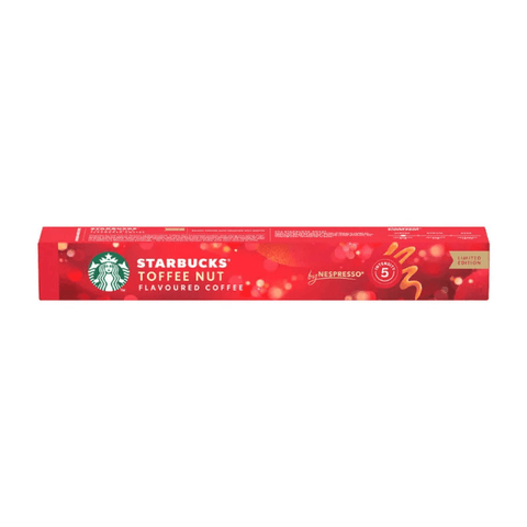 Starbucks - LIMITED EDITION - Toffee Nut Coffee Capsules - 10 Capsules - CAFELAX