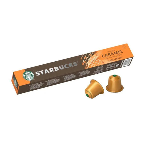 Starbucks Smooth Caramel Flavoured Coffee Capsules - 10 Capsules - CAFELAX