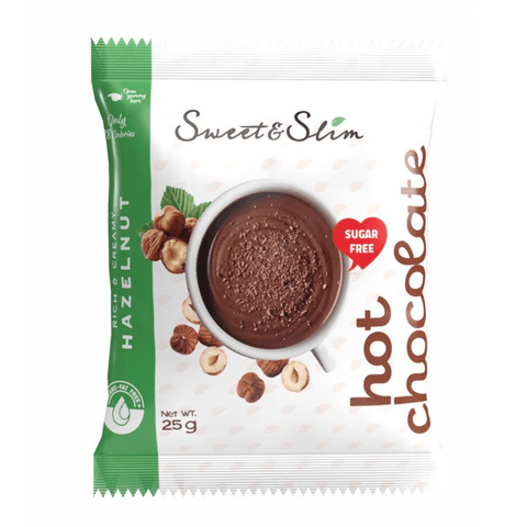 Sweet & Slim Hazelnut Free Sugar Hot Chocolate 25g