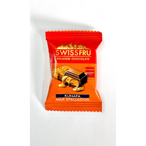 Swiss Fru Premium Chocolate Kunafa Milk Speculoos Cream - 1 Piece