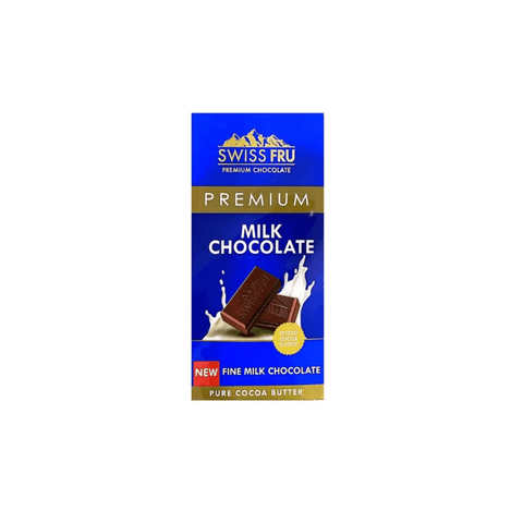 Swiss Fru Premium Milk Chocolate 80g - CAFELAX